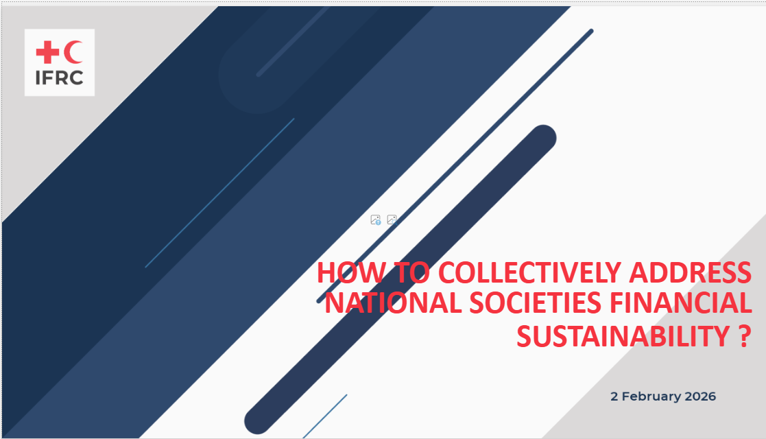 How to collectively address National Societies Financial Sustainability - A step by step approach