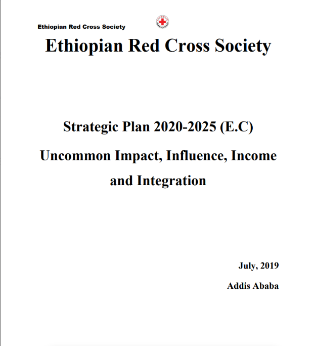 Ethiopian Red Cross Society Strategic Plan 2020-2025